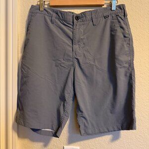 Mens Gray Hurley shorts - size 33